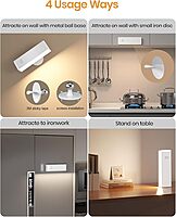 LED Wall Reading Light-White(Plastic)-1 Pack with Remote Control LED Wall Reading Light-White(Plastic)-1 Pack with Remote Control