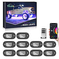 RGB Car Rock Lights-10Pod RGB Car Rock Lights-10Pod