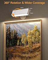 LED Wall Reading Light-White(Plastic)-1 Pack with Remote Control LED Wall Reading Light-White(Plastic)-1 Pack with Remote Control