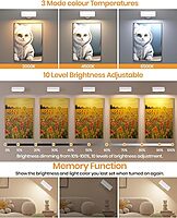 LED Wall Reading Light-White(Plastic)-1 Pack with Remote Control LED Wall Reading Light-White(Plastic)-1 Pack with Remote Control