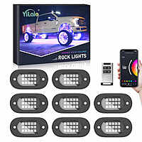 RGB Car Rock Lights-8Pod RGB Car Rock Lights-8Pod